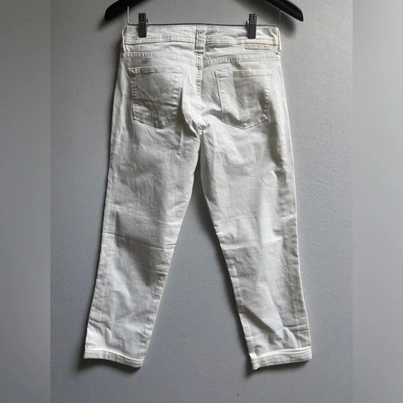 Calvin Klein white denim  jeans Sz 4 - Picture 2 of 7